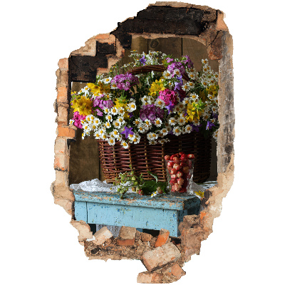 Fototapeta diera v stene 66x100 Rustikálne čaro