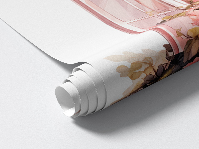 Nálepka imitácia okna 95x100 Rustikálne okno