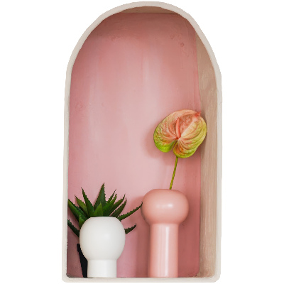 3D nástenná nálepka 58x100 Jemná vegetácia