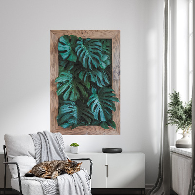 3D nástenná nálepka 67x100 Zelené zloženie