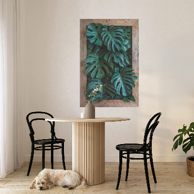 3D nástenná nálepka 67x100 Zelené zloženie