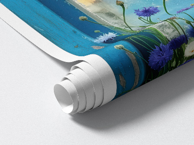 Nálepka imitácia okna 88x100 Vidiecke čaro