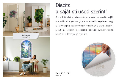 3D nástenná nálepka 91x100 Keramické vázy