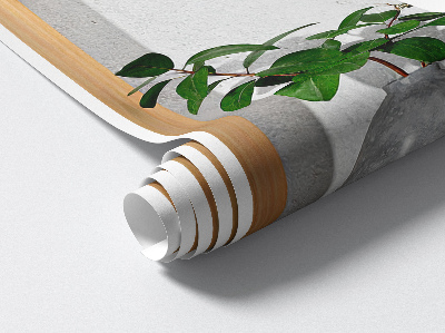 3D nástenná nálepka 100x62 Výklenky rastlín