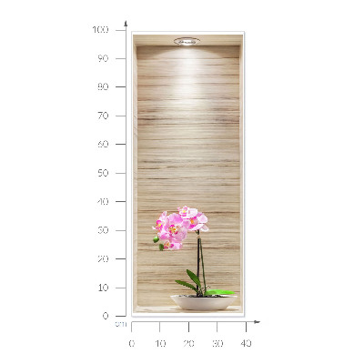 3D nástenná nálepka 40x100 Elegancia orchideí