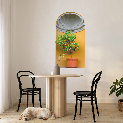 3D nástenná nálepka 55x100 Pomarančovník