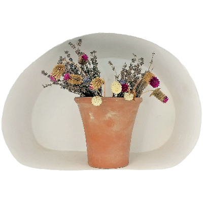 3D nástenná nálepka 100x68 Sušené kvety