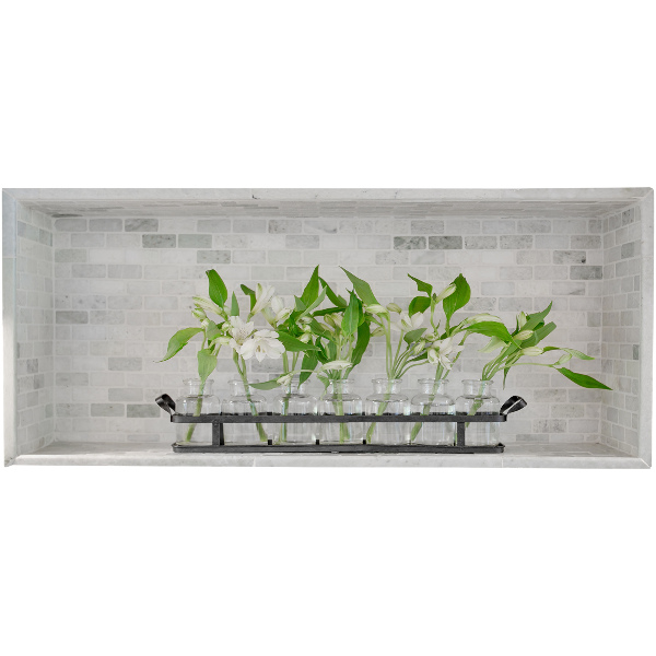 3D nástenná nálepka 100x43 Kvety vo vázach