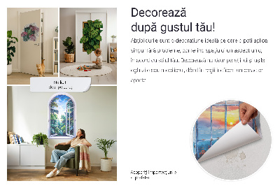 Fototapeta diera v stene 111x130 Letecký objav