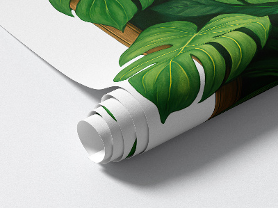 3D nástenná nálepka 87x130 Tropická oáza