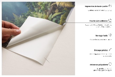 3D nástenná nálepka 87x130 Zelené zloženie