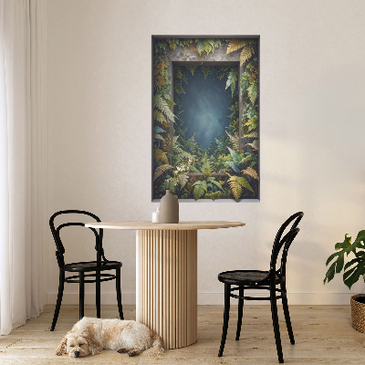 Nálepka imitácia okna 85x130 Prirodzená harmónia