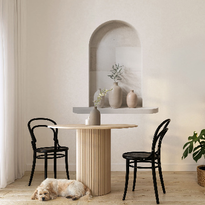 3D nástenná nálepka 118x130 Keramické vázy