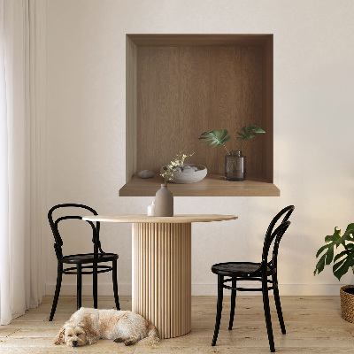 3D nástenná nálepka 128x130 Prírodné dekorácie