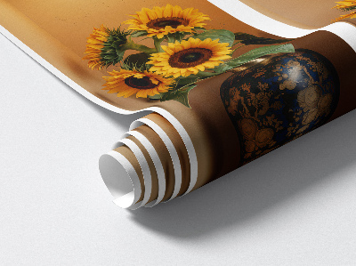 3D nástenná nálepka 130x118 Kytice slnečníc