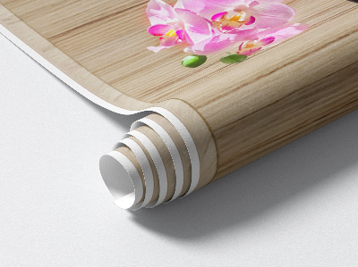 3D nástenná nálepka 52x130 Elegancia orchideí