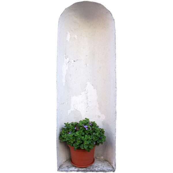 3D nástenná nálepka 47x130 Výklenok v stene