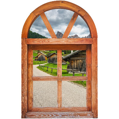 Fototapeta falošné okno 39x60 Výhľady z okna