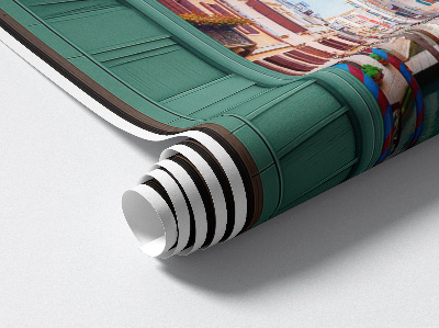 Fototapeta falošné okno 35x60 Malebný kanál