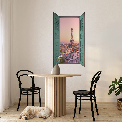 Fototapeta falošné okno 36x60 Mestské okno