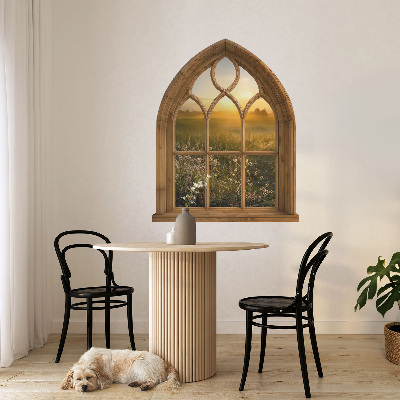 Fototapeta falošné okno 48x60 Okno Krajina