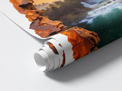 3D nálepka diera v stene 50x60 Prírodná panoráma