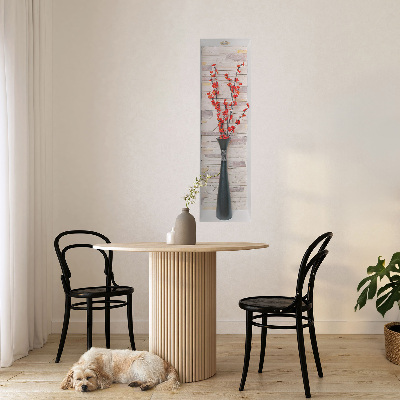 Nálepka na stenu 3D 18x60 Kvety a kamene