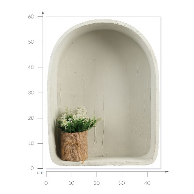 Nálepka na stenu 3D 45x60 Jutová kytica