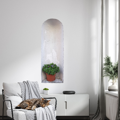 Nálepka na stenu 3D 22x60 Výklenok v stene