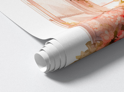 Fototapeta falošné okno 75x80 Romantické okno