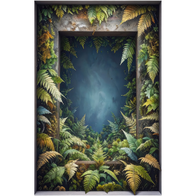 Fototapeta falošné okno 52x80 Prirodzená harmónia