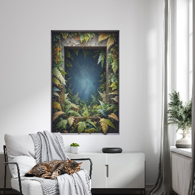 Fototapeta falošné okno 52x80 Prirodzená harmónia