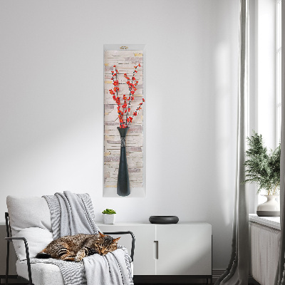 Nálepka na stenu 3D 23x80 Kvety a kamene