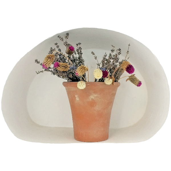 Nálepka na stenu 3D 80x54 Sušené kvety