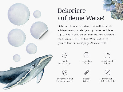 Samolepky na stenu 60x104 Čarovné zvieratká v pastelovej grafike