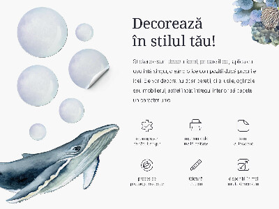 Samolepky na stenu 80x106 Lesné bytosti víly škriatkov a domček na strome