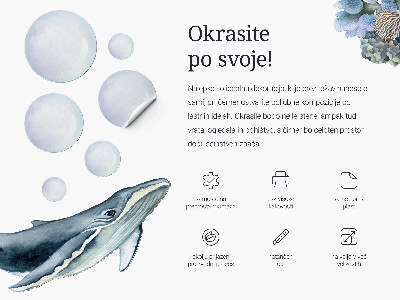 Samolepky na stenu 80x106 Lesné bytosti víly škriatkov a domček na strome