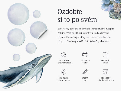 Samolepky na stenu 80x106 Lesné bytosti víly škriatkov a domček na strome