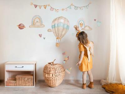Samolepky na stenu 80x113 Boho akvarelové pastelové vzory