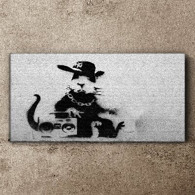 Obraz Canvas Hood Rat Banksy