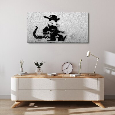 Obraz Canvas Hood Rat Banksy