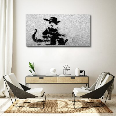 Obraz Canvas Hood Rat Banksy