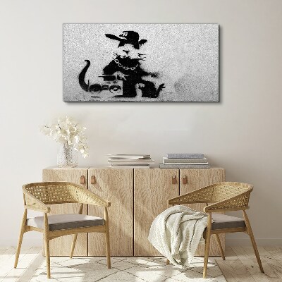 Obraz Canvas Hood Rat Banksy