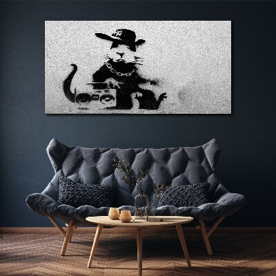 Obraz Canvas Hood Rat Banksy
