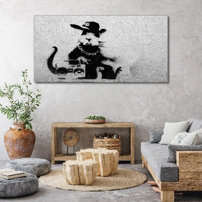 Obraz Canvas Hood Rat Banksy