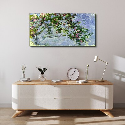 Obraz Canvas Les Roses Claude Monet