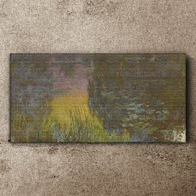 Obraz Canvas Zlatý odraz vo vode