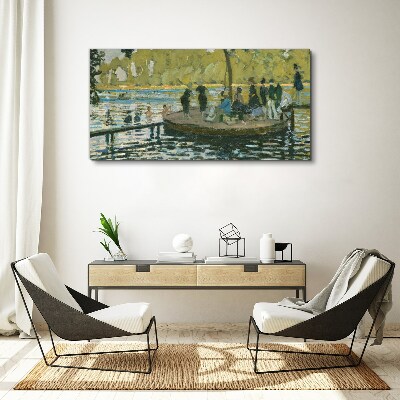 Obraz Canvas Letný deň na rieke
