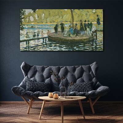 Obraz Canvas Letný deň na rieke