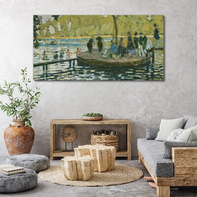 Obraz Canvas Letný deň na rieke